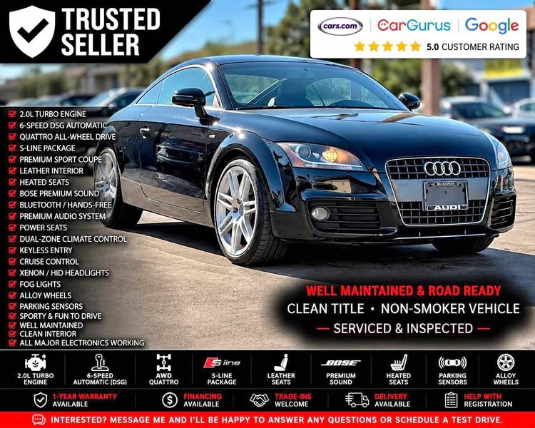 2009 Audi TT - QUATTRO PREMIUM COUPE 2D