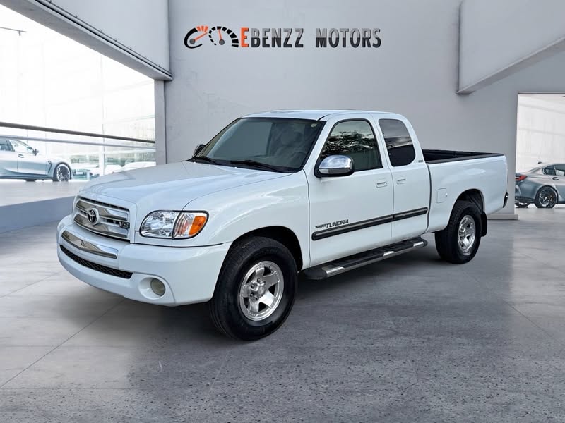 2003 Toyota Shop this 2003 Toyota Tundra SR5 V8 in Jupiter, FL. Extended Cab, fresh paint, cold A\/C, 4.7L V8 and NO DEALER FEE at EBENZZ Motors.