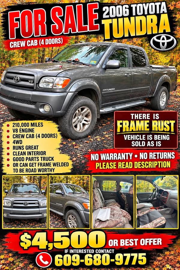 2006 Toyota Tundra Double Cab - SR5 Pickup 4D 8 ft
