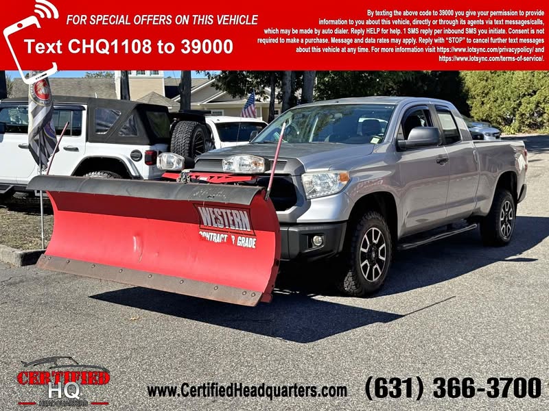 2014 Toyota Tundra 4WD Truck Double Cab 4.6L V8 6-Spd AT SR