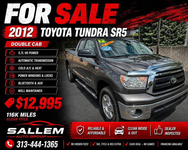 2012 Toyota Tundra SR5