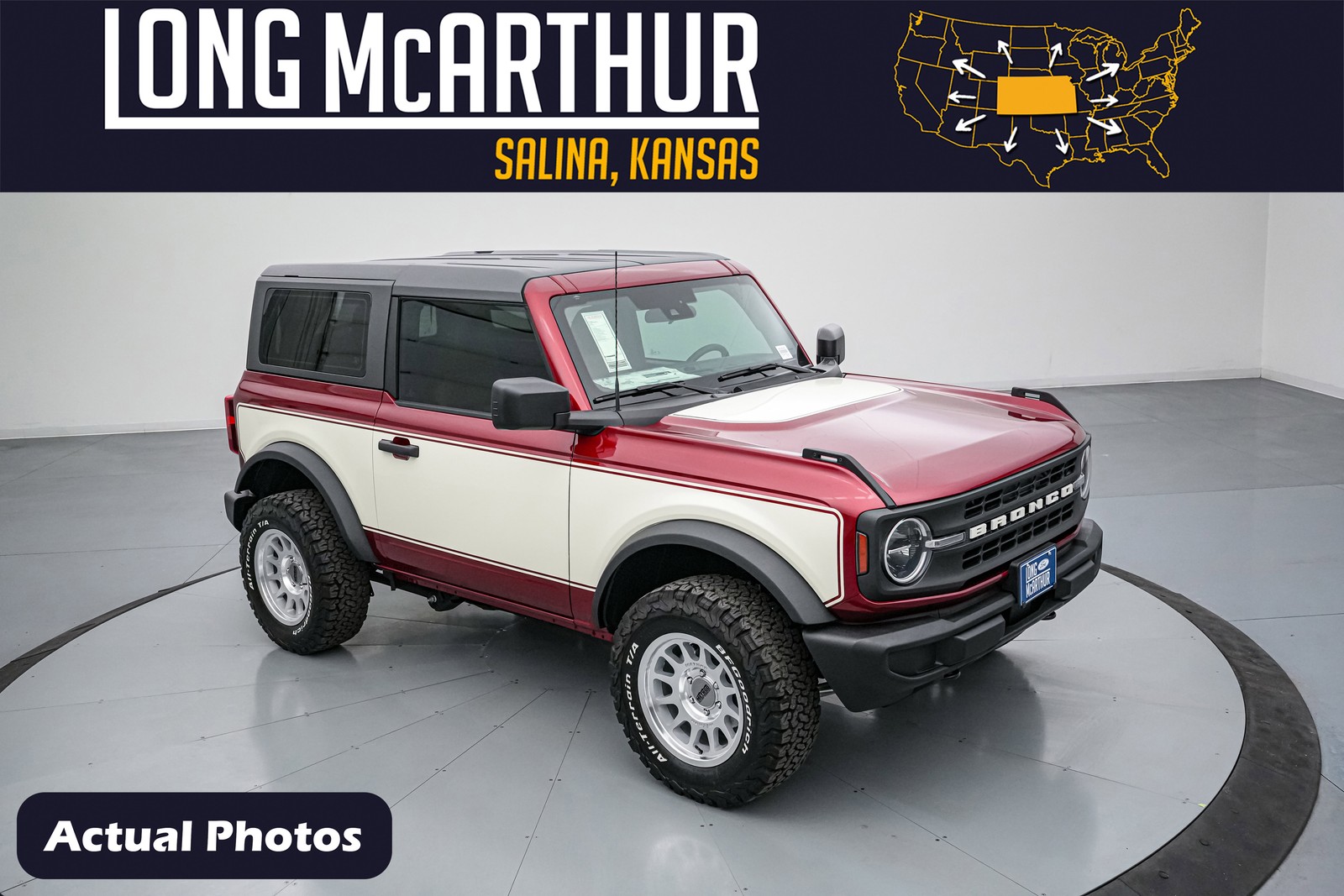 2025 Ford Bronco Vintage Two Tone BFG Tires 4x4 MSRP $57270