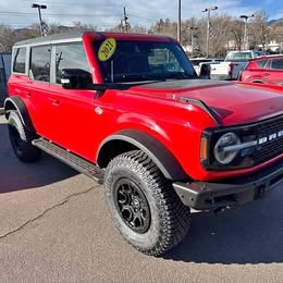 2021 Ford bronco wildtrak advanced 4-door 4wd
