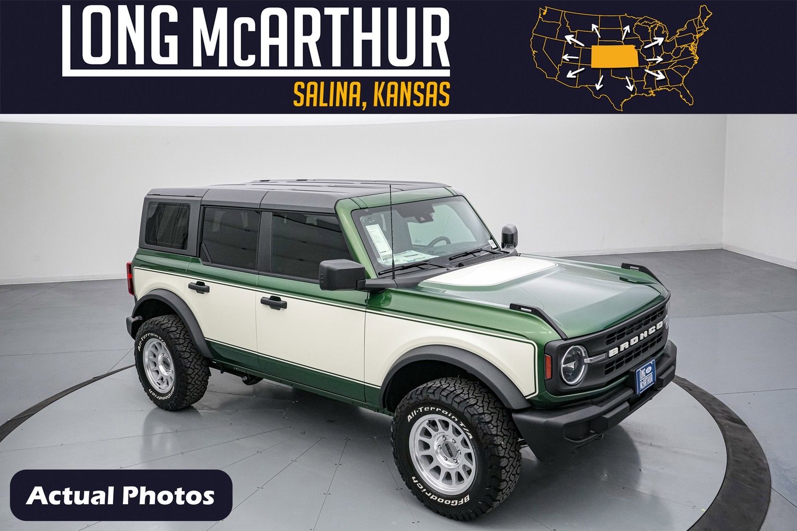 2025 Ford Bronco LMP Vintage Two Tone 4x4 Hard Top MSRP...