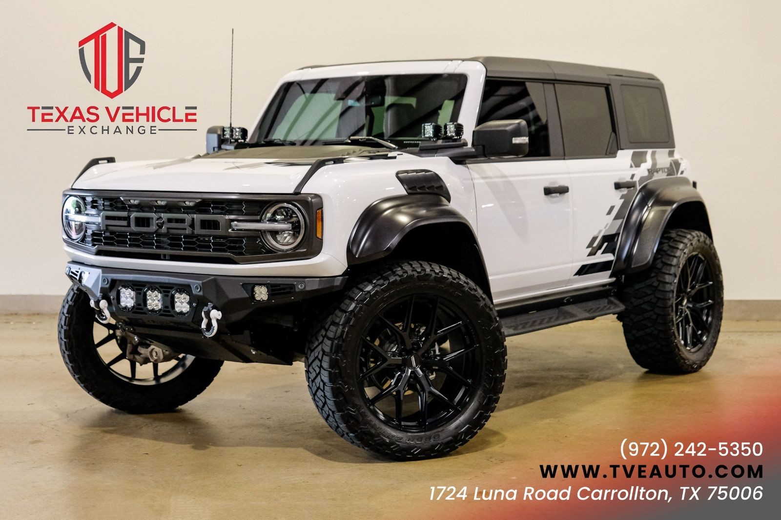 2023 Ford Bronco Raptor 4X4 BUMPERS,LED'S, 360 ,VOSSEN...