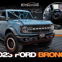 2023 Ford Bronco Black Diamond Sport Utility 4D