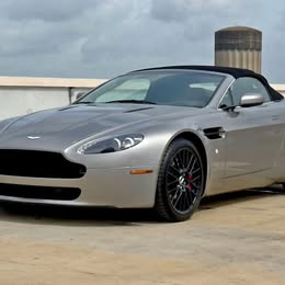 2009 Aston Martin vantage roadster, 420 hp 4.7 v8, 6-speed sportshift automated manual, single-clutch automatic.