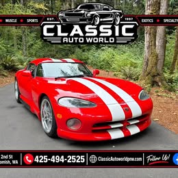 1994 Dodge Viper RT\/10 Roadster