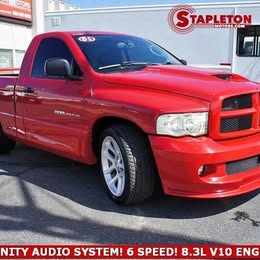 2005 Dodge Ram 1500 SRT-10 Base VIPER SRT 10, 6 SPEED MANUAL, INFINITY AUDIO