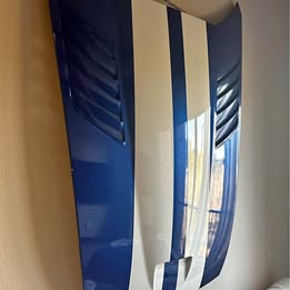 G3 (2003-2006) Dodge Viper Hood - GTS Blue\/ White Stripes