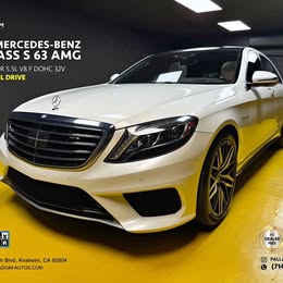 2015 Mercedes-Benz S-Class S 63 AMG 4MATIC Sedan 4D