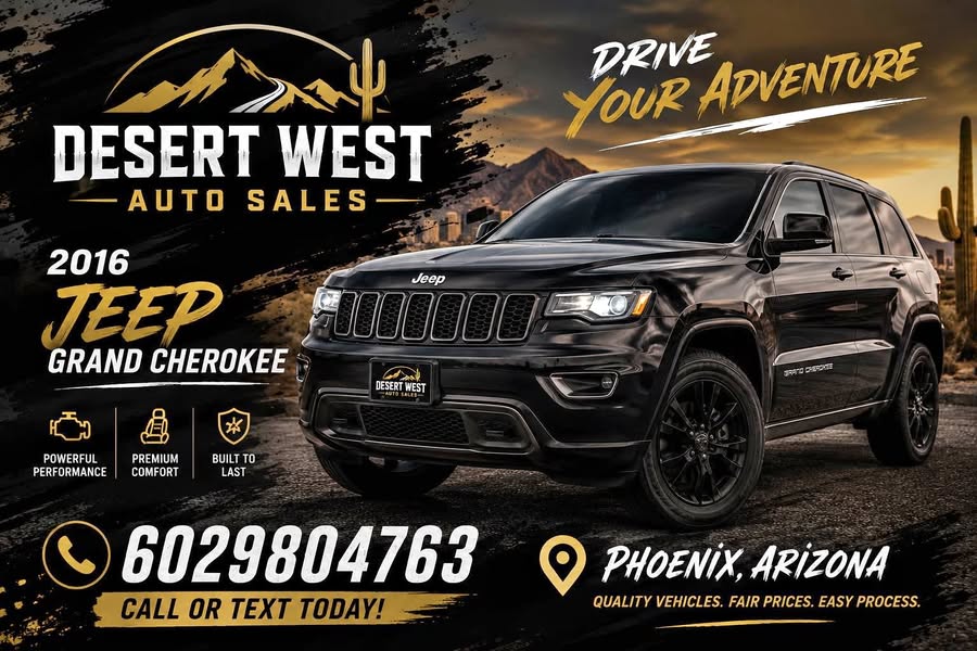 2016 Jeep Grand Cherokee - Ll\u00e9vatelo f\u00e1cil!