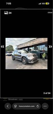 2017 Jeep Grand Cherokee - SRT Sport Utility 4D
