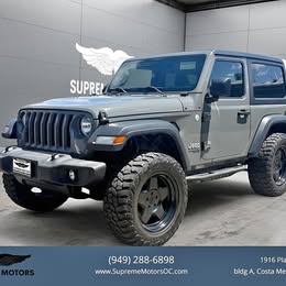 2020 Jeep Wrangler Sport S Sport Utility 2D