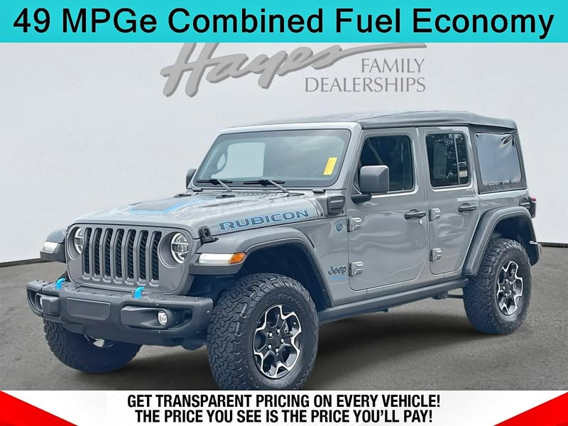 2021 Jeep wrangler unlimited rubicon 4xe  30943 miles