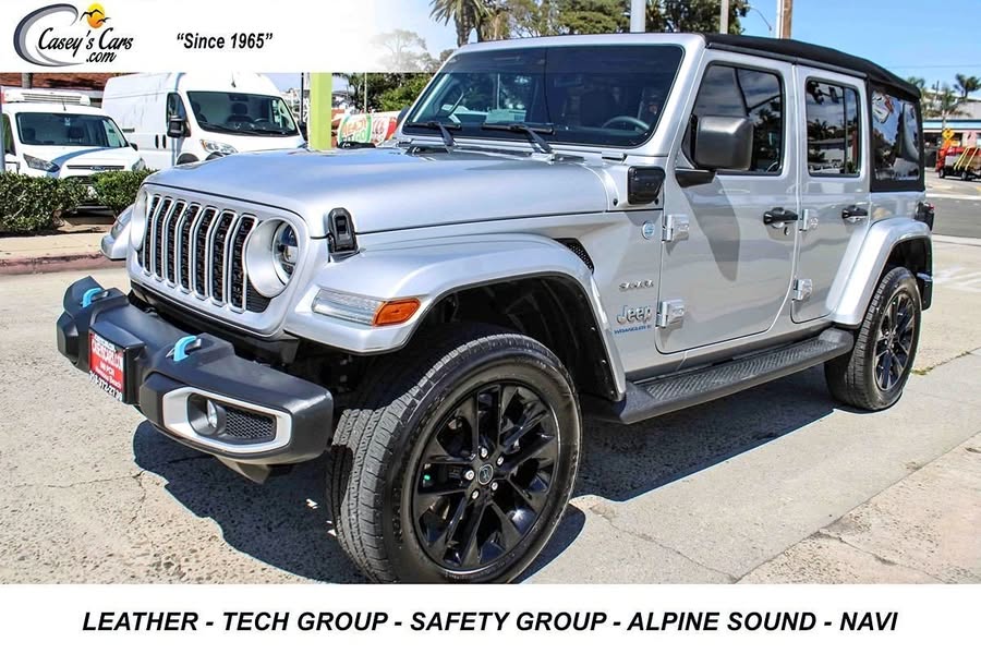 2024 Jeep Wrangler 4xe Sahara w\/Leather,Tech & Safety Group