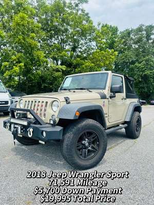 2018 Jeep Wrangler - Sport