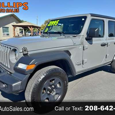 2018 Jeep wrangler unlimited all new sport 4d 4x4