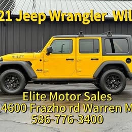 2021 Jeep Wrangler - Unlimited Willys Wheeler Sport Utility 4D