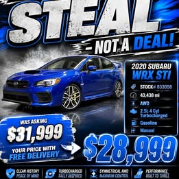 2020 Subaru wrx sti