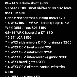 2014 Subaru WRX