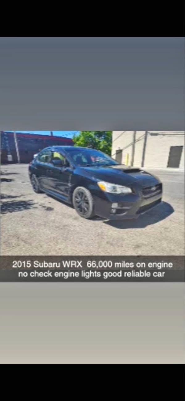 2015 Subaru WRX -