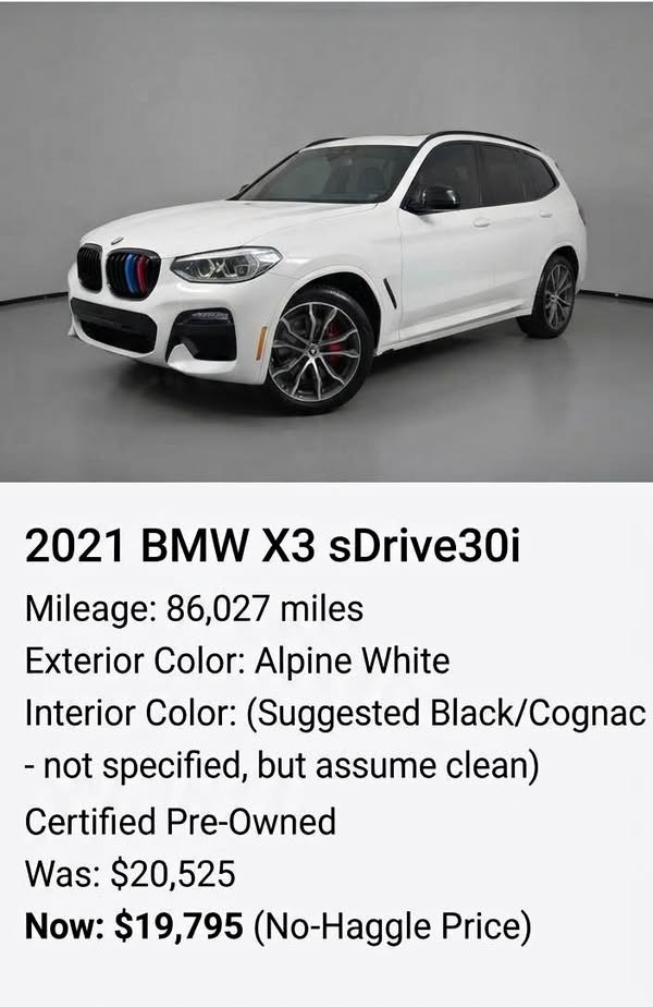 2021 BMW X3 M - Sport Utility 4D