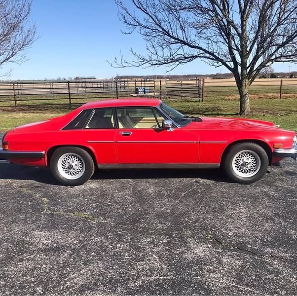 1991 Jaguar xjs v-12 signal red coupe 50k orig miles