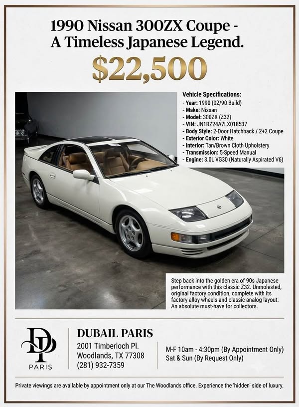1990 Nissan 300ZX - 2+2 Coupe 2D