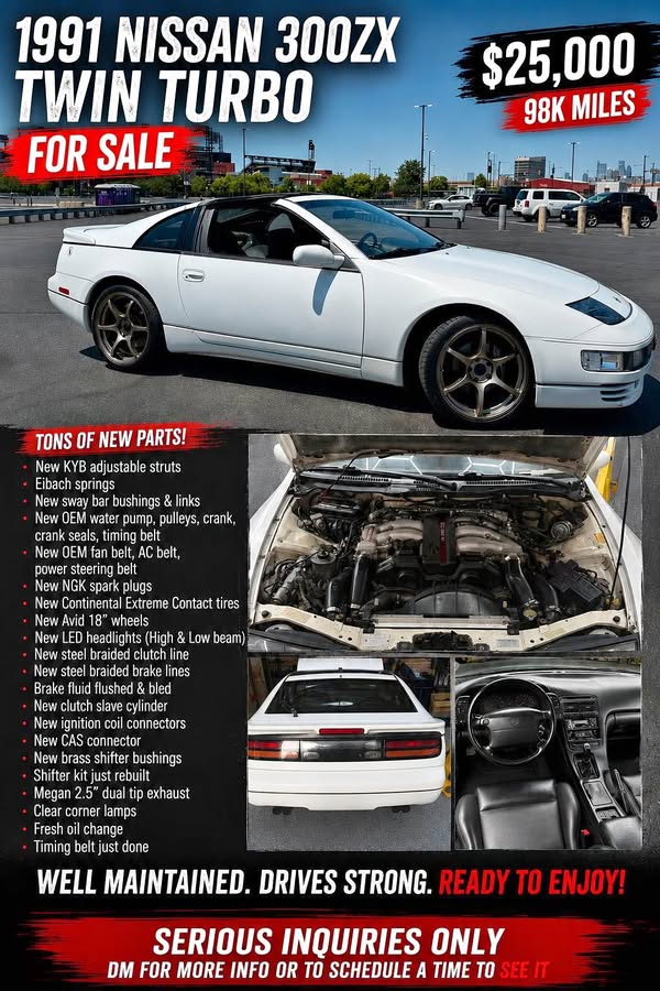 1991 Nissan 300ZX - Turbo Coupe 2D